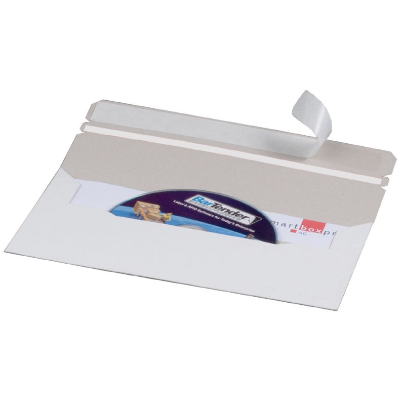 SMARTBOXPRO enveloppe boîte DIN long, blanc, sans fenêtre, 25 pièces